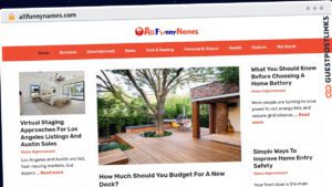 Publish Guest Post on allfunnynames.com