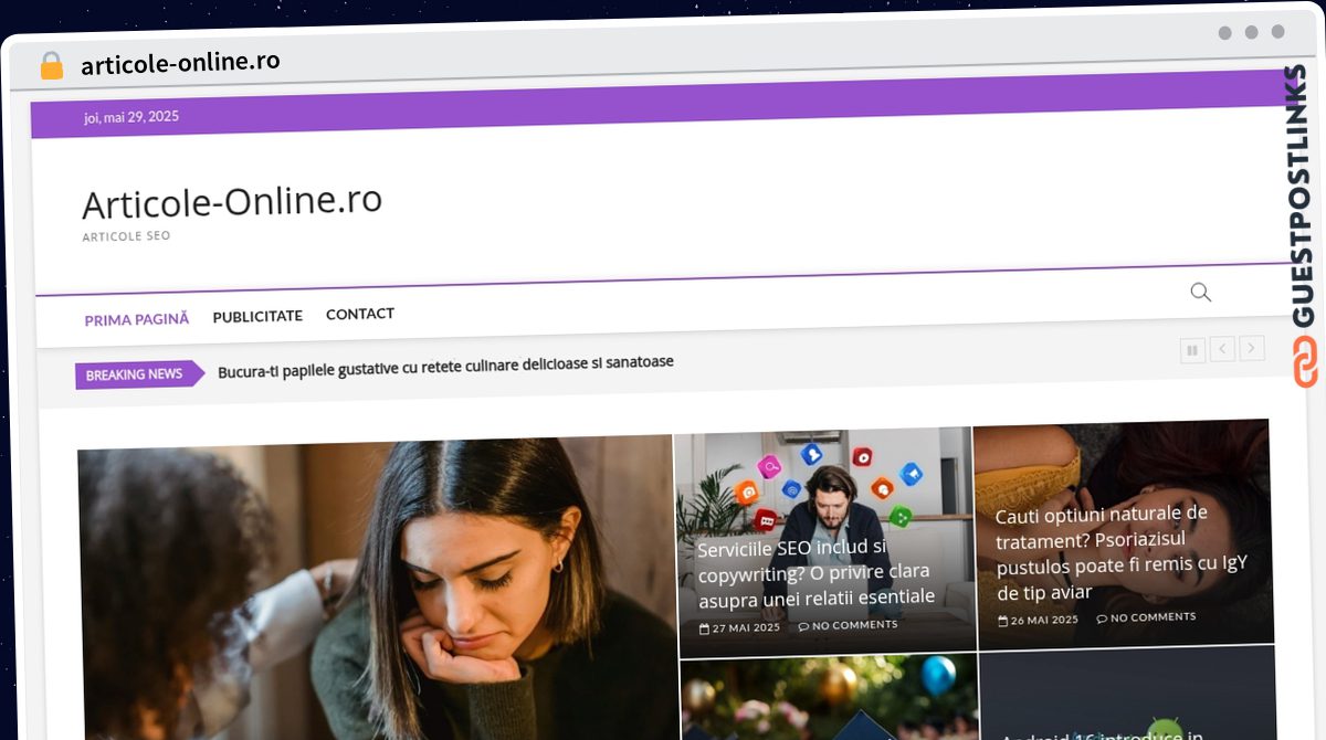 Publish Guest Post on articole-online.ro