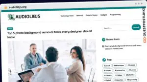Publish Guest Post on audiolibjs.org