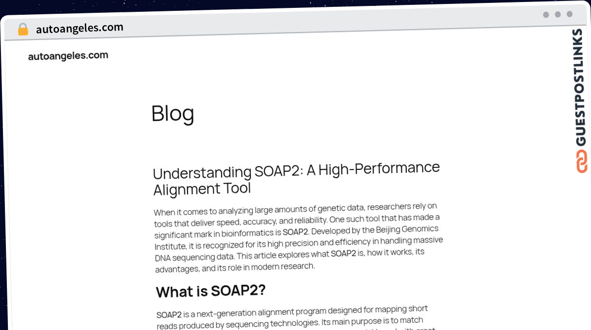 Publish Guest Post on autoangeles.com