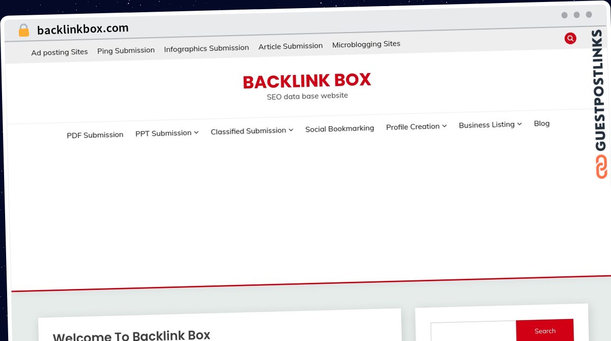 Publish Guest Post on backlinkbox.com