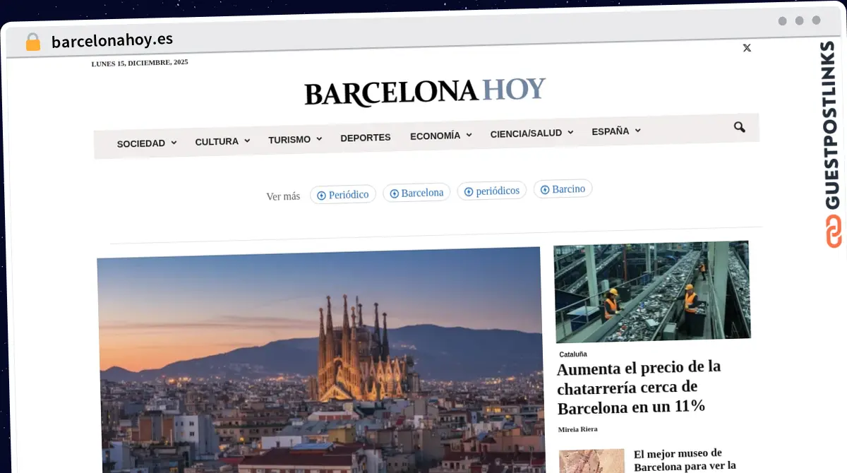 Publish Guest Post on barcelonahoy.es