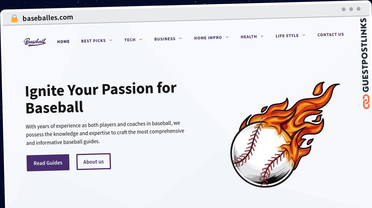 Publish Guest Post on baseballes.com