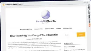 Publish Guest Post on bernie2016events.org