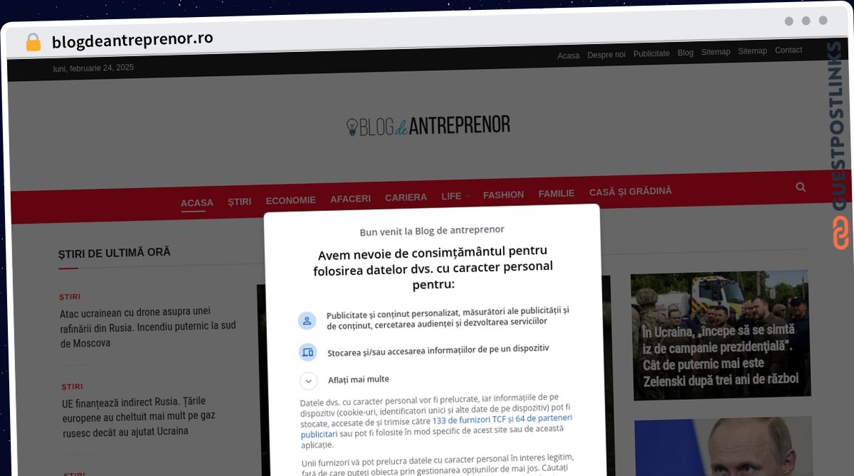 Publish Guest Post on blogdeantreprenor.ro