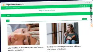 Publish Guest Post on blogdebucurestean.ro