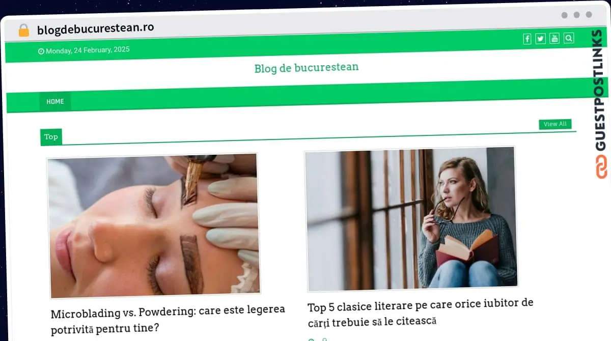 Publish Guest Post on blogdebucurestean.ro