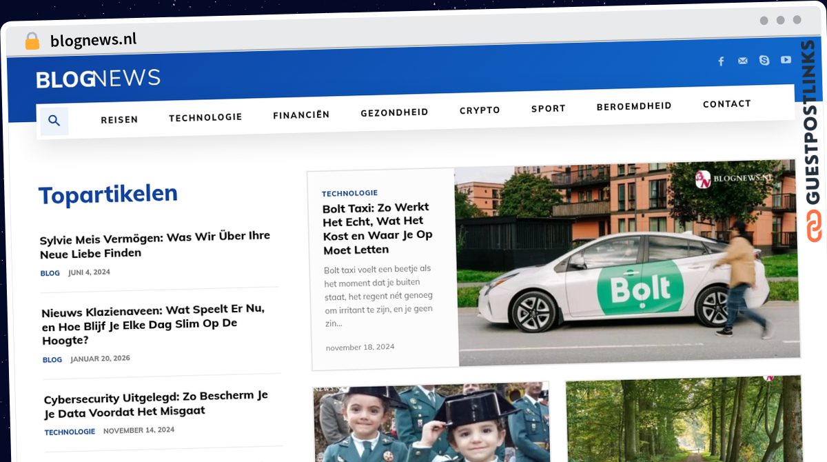 Publish Guest Post on blognews.nl