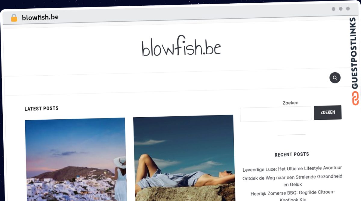Publish Guest Post on blowfish.be