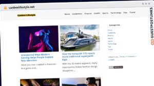 Publish Guest Post on canbeelifestyle.net