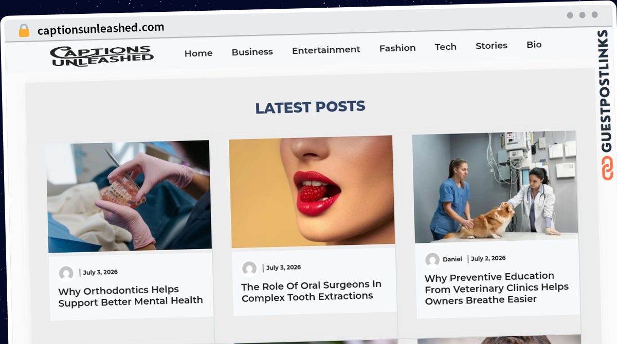 Publish Guest Post on captionsunleashed.com