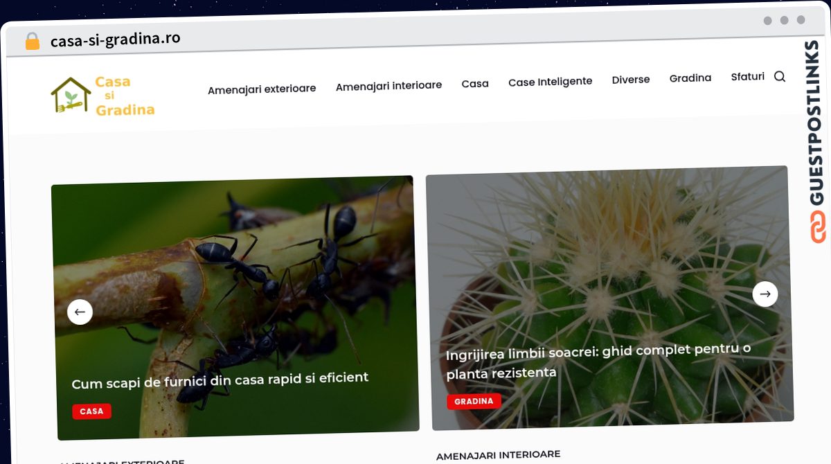 Publish Guest Post on casa-si-gradina.ro