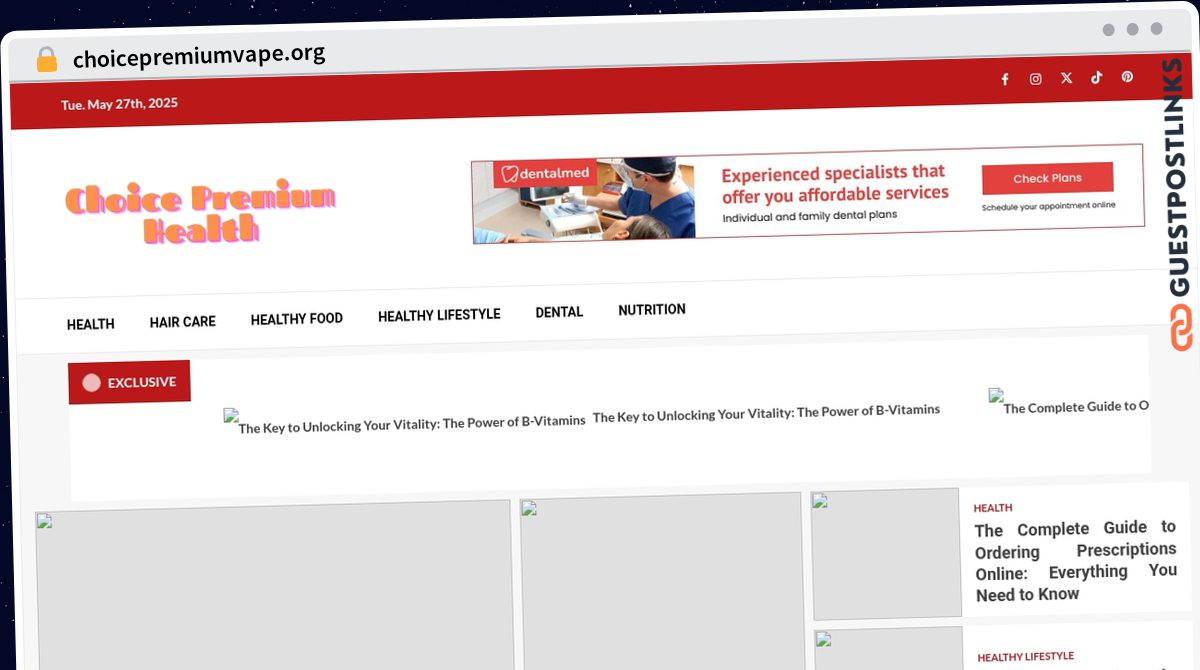 Publish Guest Post on choicepremiumvape.org