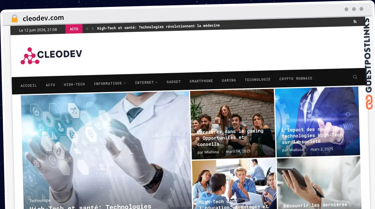 Publish Guest Post on cleodev.com