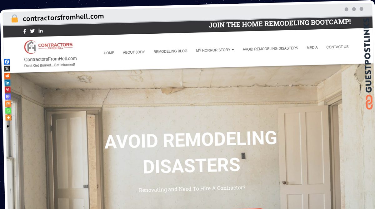 Publish Guest Post on contractorsfromhell.com