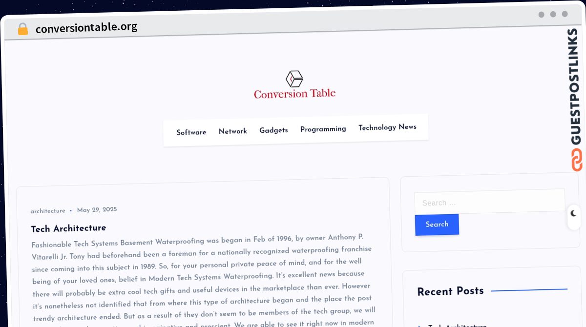 Publish Guest Post on conversiontable.org