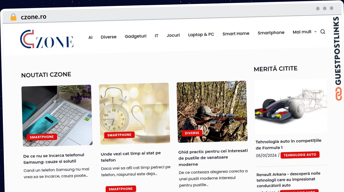 Publish Guest Post on czone.ro