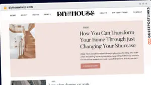 Publish Guest Post on diyhousehelp.com