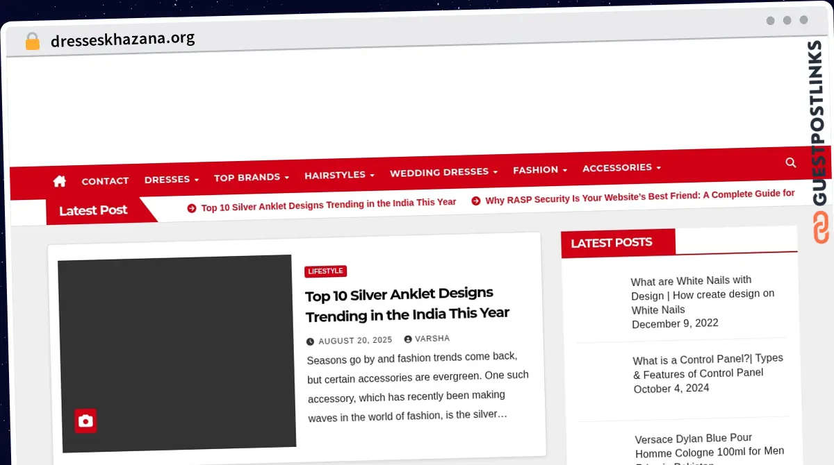 Publish Guest Post on dresseskhazana.org