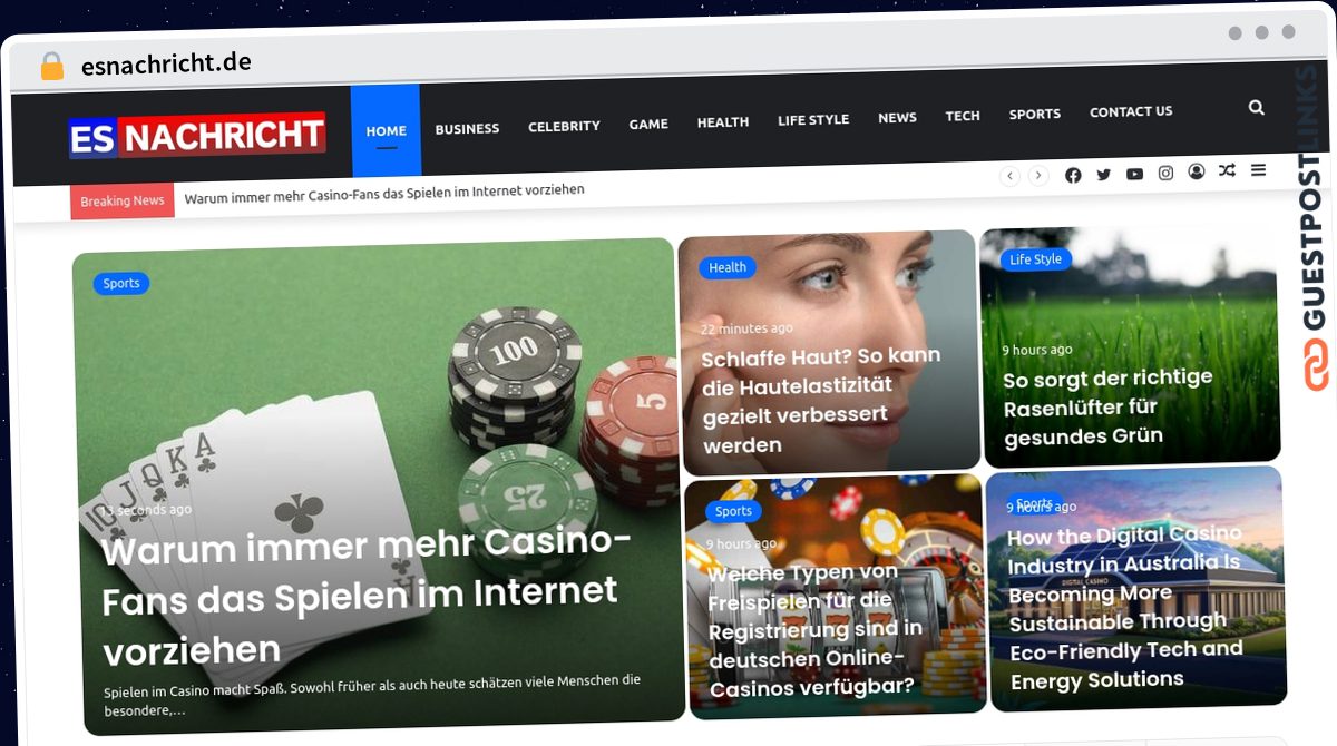 Publish Guest Post on esnachricht.de
