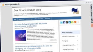 Publish Guest Post on finanzprodukt.ch