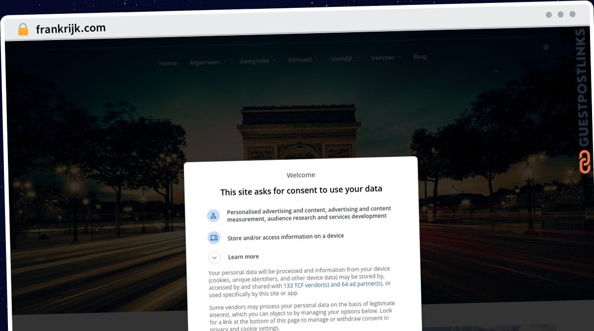 Publish Guest Post on frankrijk.com