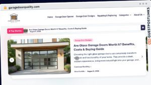 Publish Guest Post on garagedoorquality.com