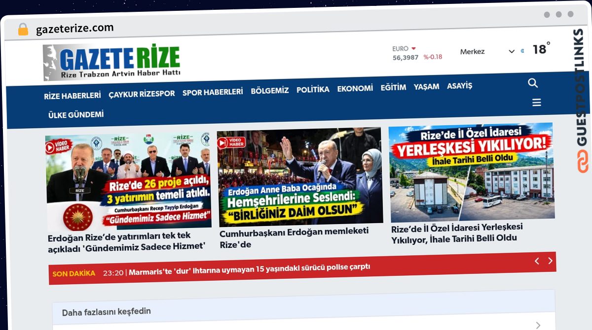 Publish Guest Post on gazeterize.com