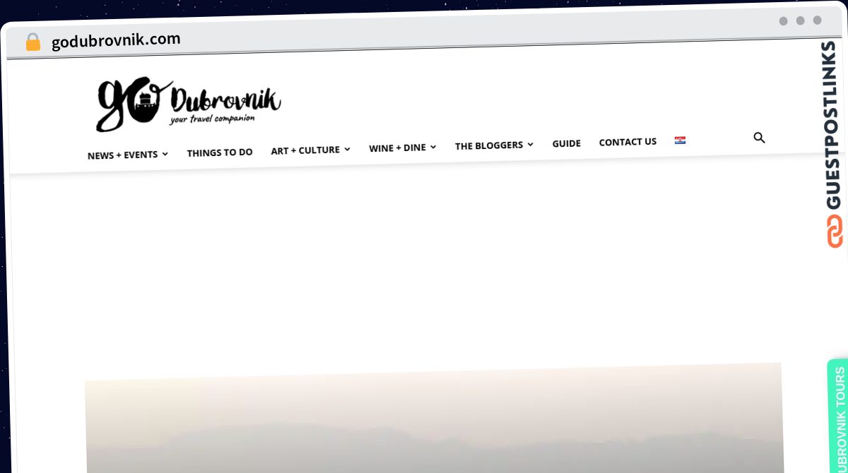Publish Guest Post on godubrovnik.com