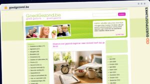Publish Guest Post on goedgezond.be