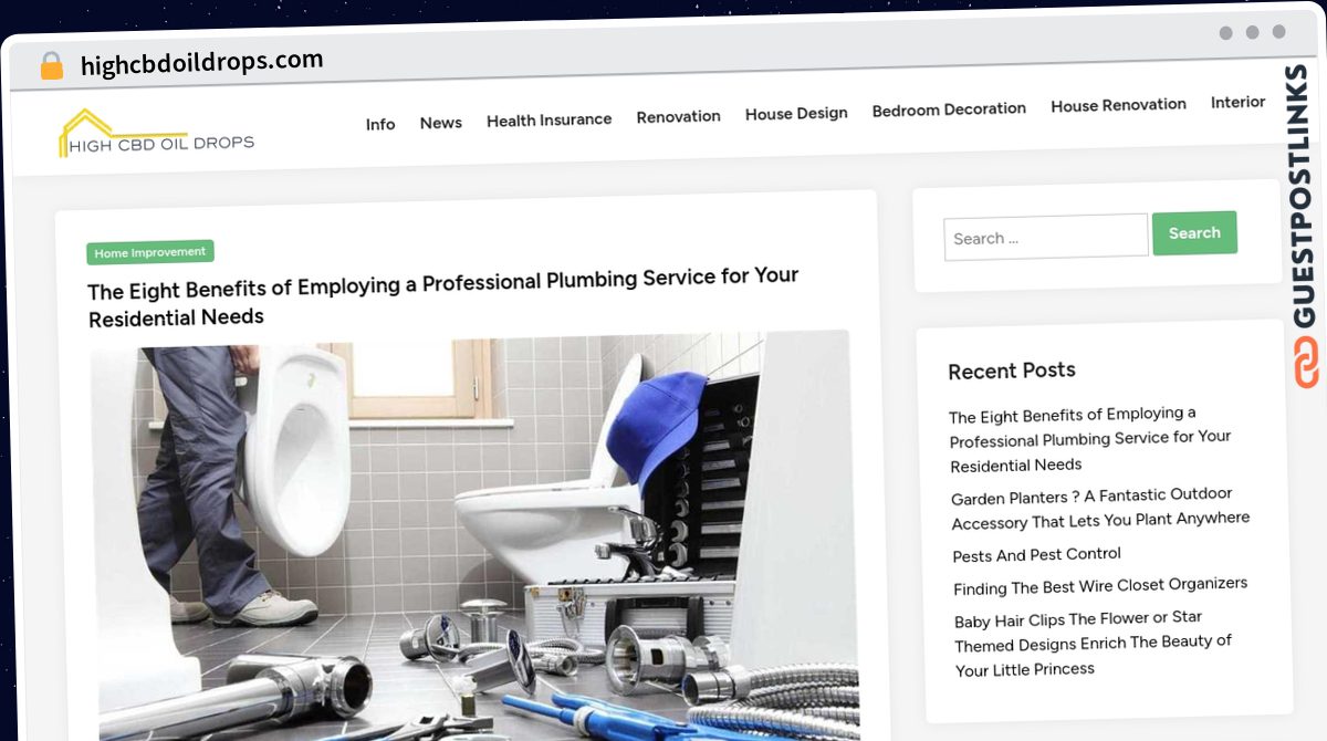Publish Guest Post on highcbdoildrops.com