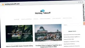 Publish Guest Post on holidaytakeoff.com