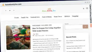 Publish Guest Post on homefamilyfun.com