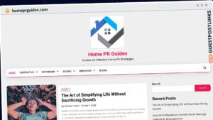 Publish Guest Post on homeprguides.com