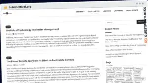 Publish Guest Post on huldafestival.org