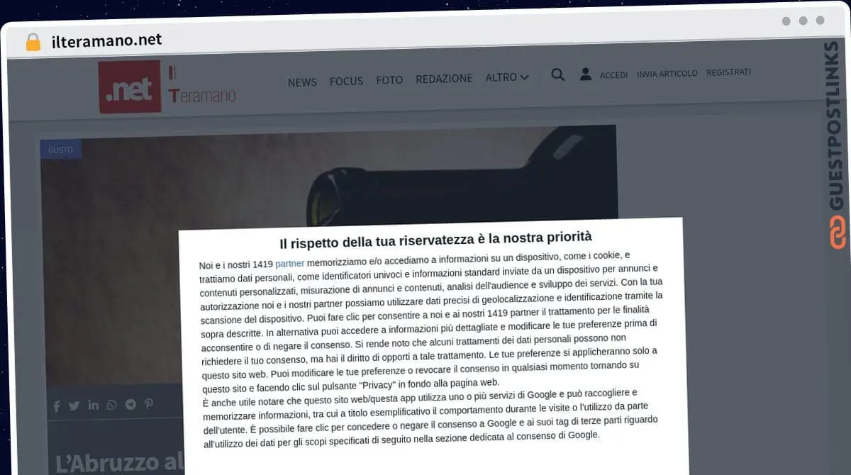 Publish Guest Post on ilteramano.net