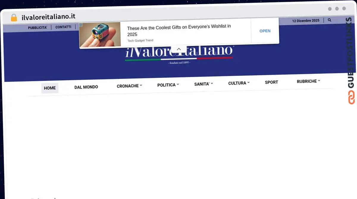 Publish Guest Post on ilvaloreitaliano.it