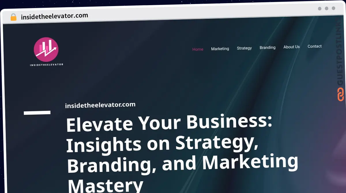 Publish Guest Post on insidetheelevator.com