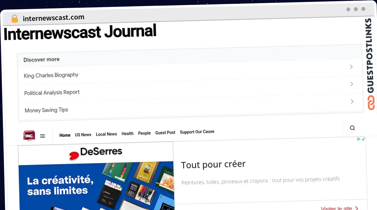 Publish Guest Post on internewscast.com