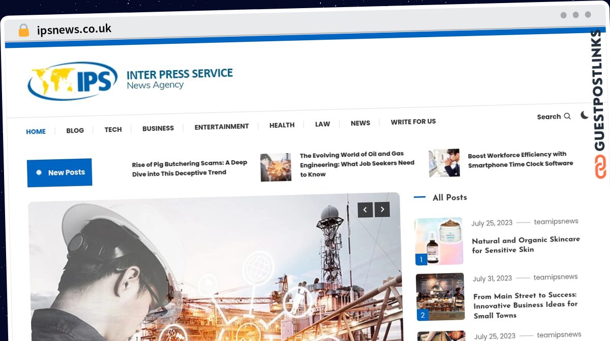 Publish Guest Post on ipsnews.co.uk