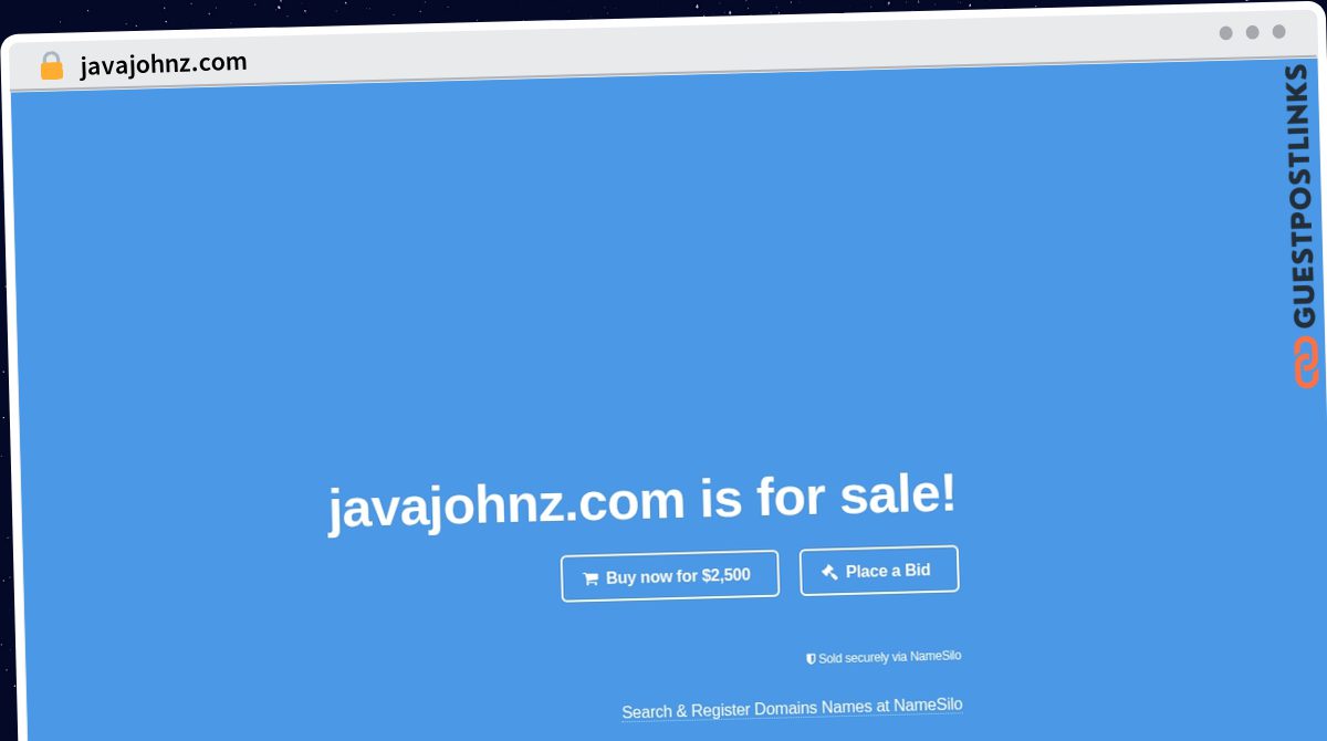 Publish Guest Post on javajohnz.com