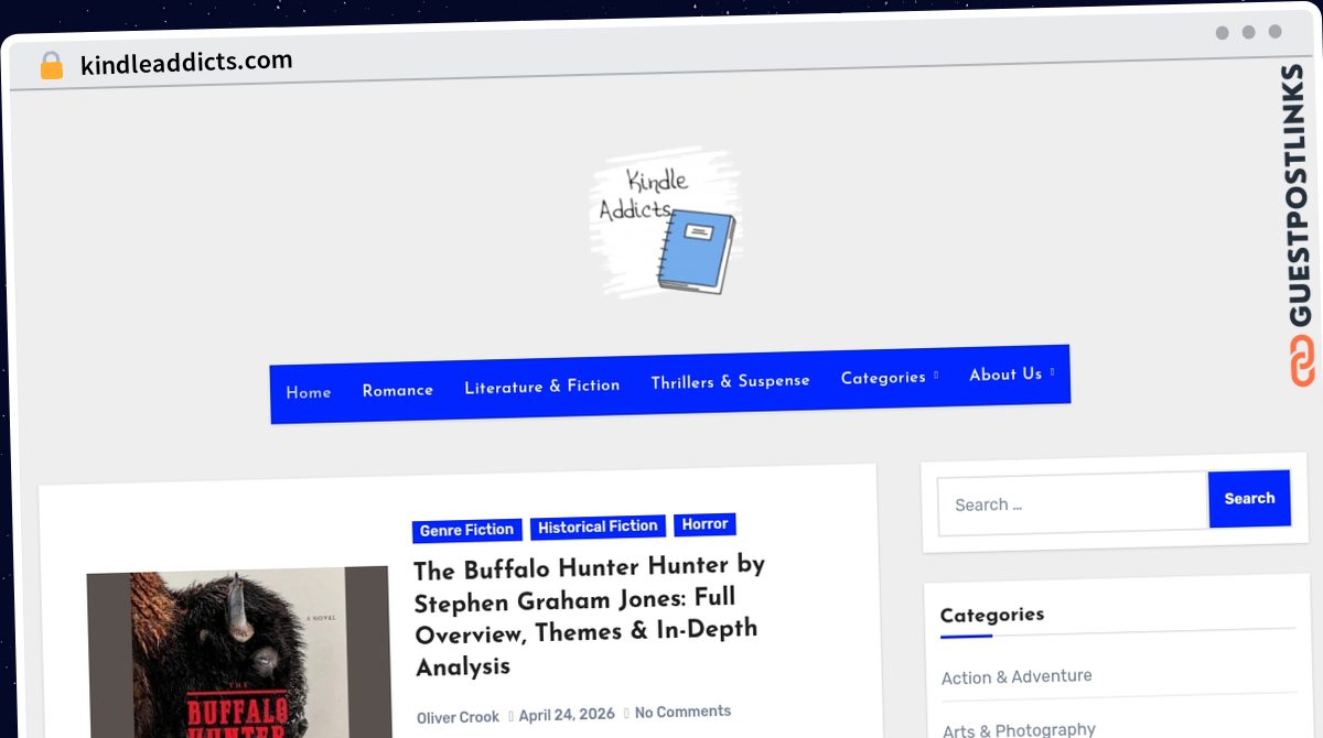 Publish Guest Post on kindleaddicts.com