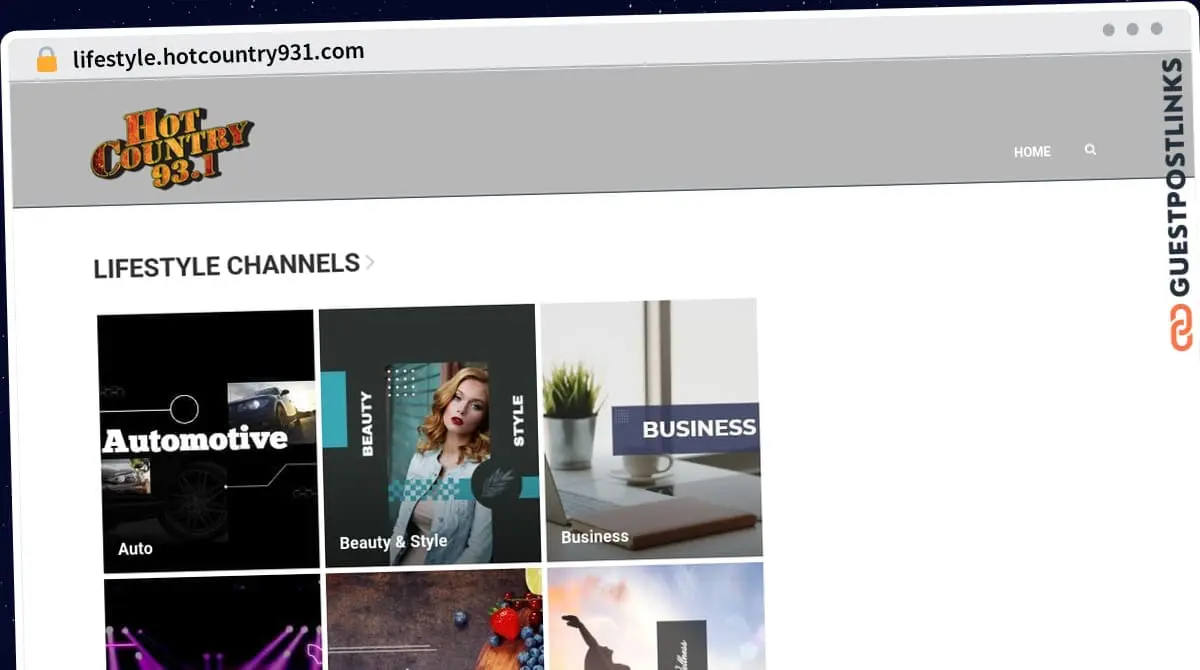 Publish Guest Post on lifestyle.hotcountry931.com
