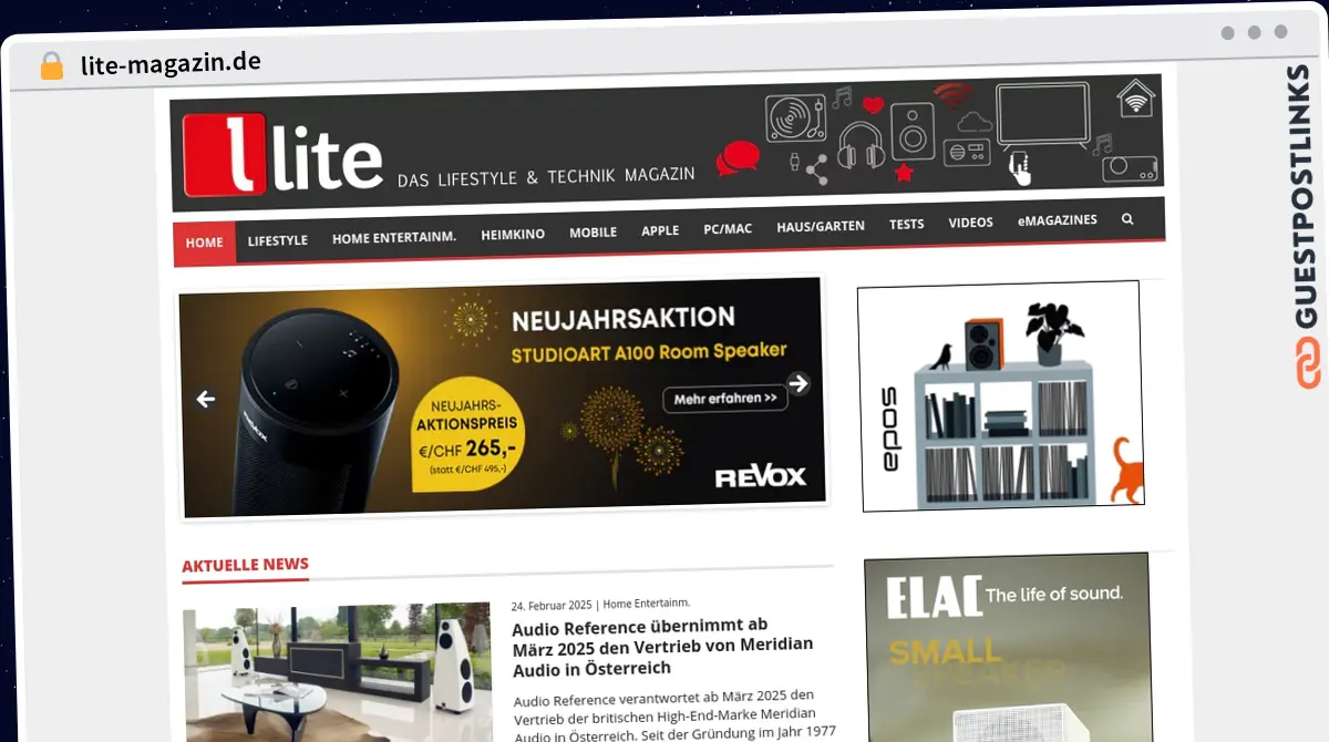 Publish Guest Post on lite-magazin.de