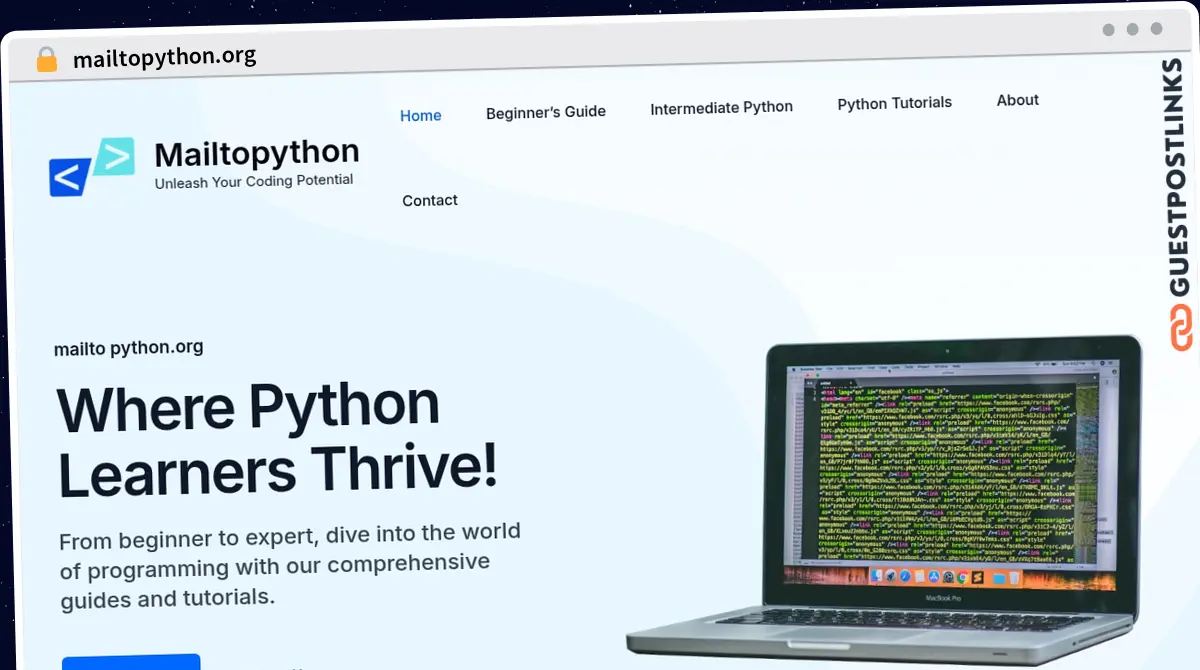 Publish Guest Post on mailtopython.org
