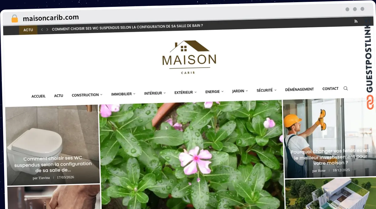 Publish Guest Post on maisoncarib.com