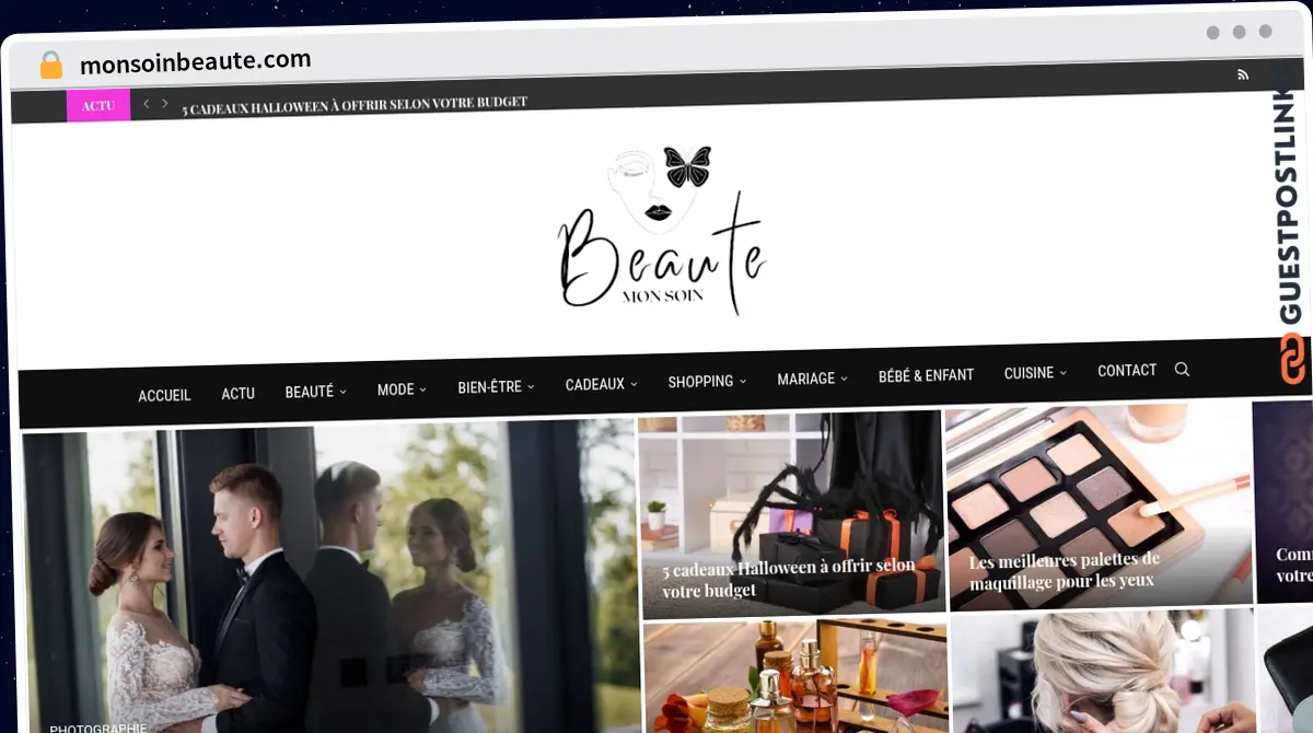 Publish Guest Post on monsoinbeaute.com