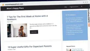 Publish Guest Post on mumshappyplace.com
