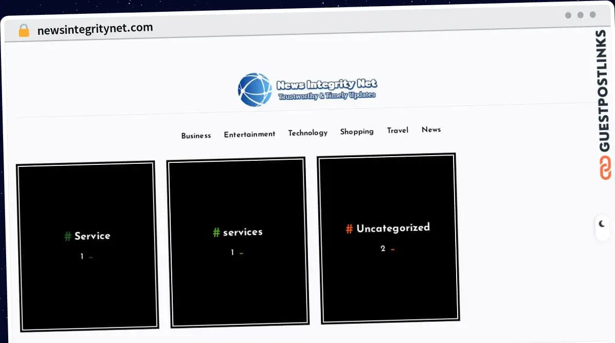 Publish Guest Post on newsintegritynet.com
