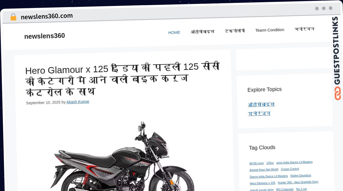 Publish Guest Post on newslens360.com